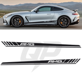 Mercedes Benz AMG GT Racing Side Stripe Decal